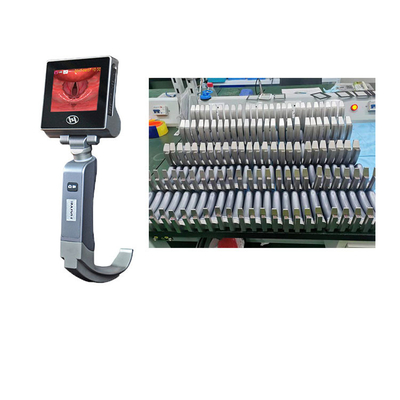 3 inch scherm chirurgische endoscoop intubatie herbruikbare videolaryngoscoop FOV 72 graden