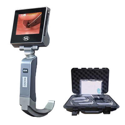 Geen dode hoek waterdichte optische laryngoscoop luchtwegintubatie 3400mA 3,0 inch LCD-scherm