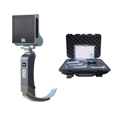 Roestvrijstalen 3-inch 2 miljoen pixels HD-scherm 32 GB herbruikbare videolaryngoscoop voor moeilijke luchtwegintubatie