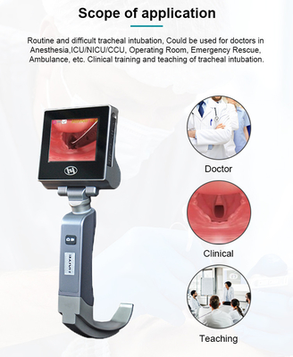 Intubatie 1280*720 Px van de de micro- de Directe Anesthesie Videolaryngoscoop van USB