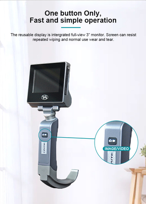 Intubatie 1280*720 Px van de de micro- de Directe Anesthesie Videolaryngoscoop van USB